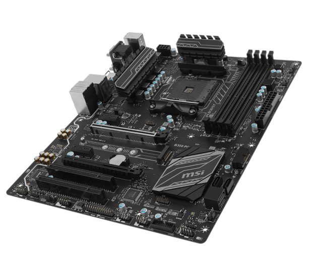 MSI B350 PC MATE (2xPCI-E DDR4 USB3.1/M.2) - 359657 - zdjęcie 4